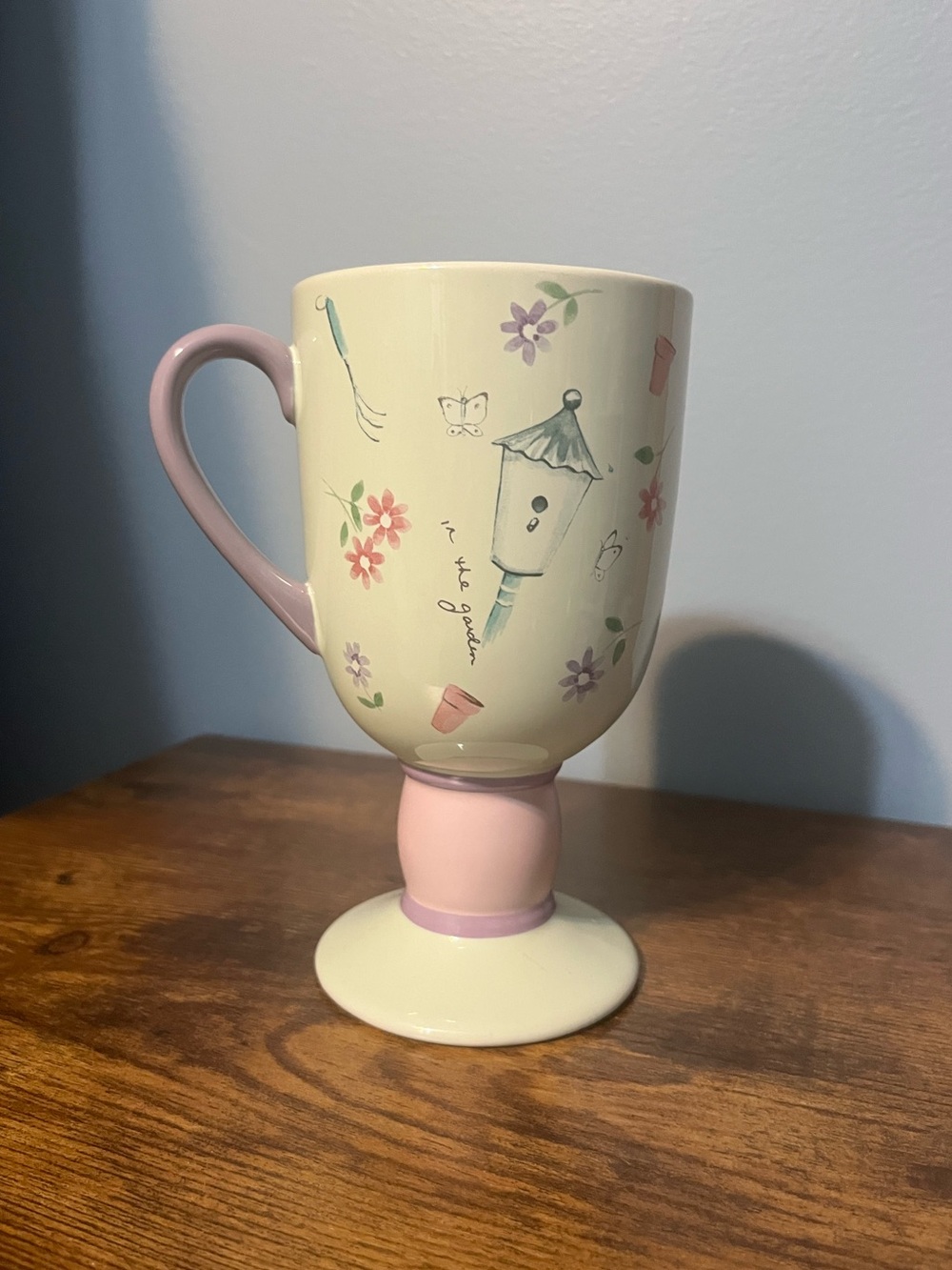 “In the Garden” Footed Mug
